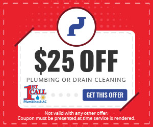 $25 off plumbing or drain cleaning San Antonio